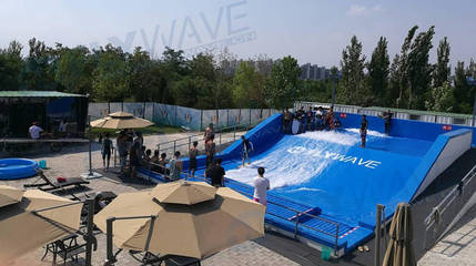 FLYWAVE人工造浪設(shè)備--滑板沖浪模擬器15日試水