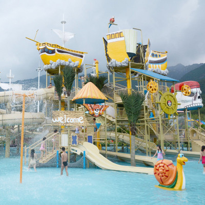 【創樂】親子水上樂園智能造浪設施 大型景區設備人工造浪機器免費設計