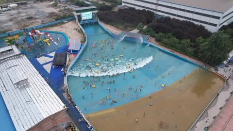 人工造浪 水上樂園設備 模擬海浪浪高1.5-3米